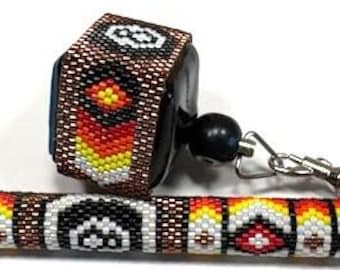 Beaded Billiard Chalk Holder