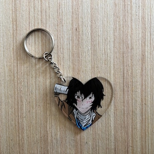 Anime Heart Keychain