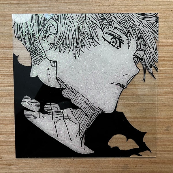 Jujutsu Kaisen Anime Glass Painting Etsy