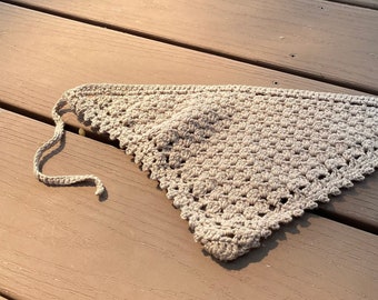 Crochet Shell Stitch Hair Kerchief