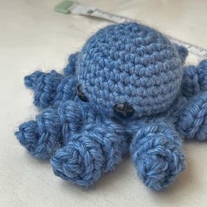 Crochet Amigurumi Mini Octopus Stuffed Animal Plushie