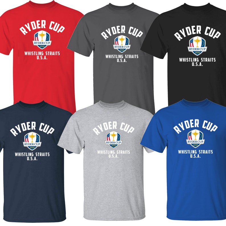 2021 43rd Ryder Cup Whistling Straits Poster Unisex T-shirt S-5XL SALE!! 2021 43rd Ryder Cup Whistling Straits Poster Unisex T-shirt S-5XL SALE!!