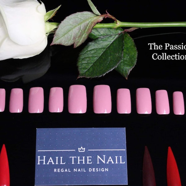 Extra wide Press on nails - The Passion Collection - various colours and shapes