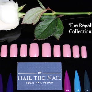 Uñas postizas extra anchas - The Regal Collection - varios colores y formas