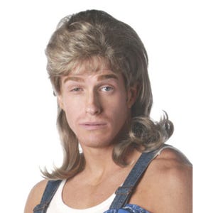 1980&#39;s Mullet Dude Theatrical Costume Men&#39;s Wig H1824