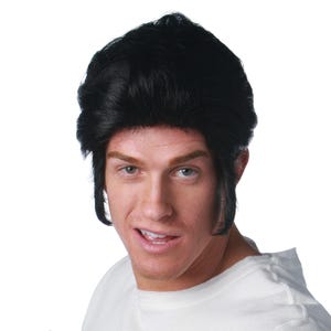 1950&#39;s DANNY ZUKO Grease Style Theatrical Costume Wig w/ Sideburns
