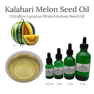 Pure Organic Kalahari Melon Seed Oil – 100% Botanical Plant Oil