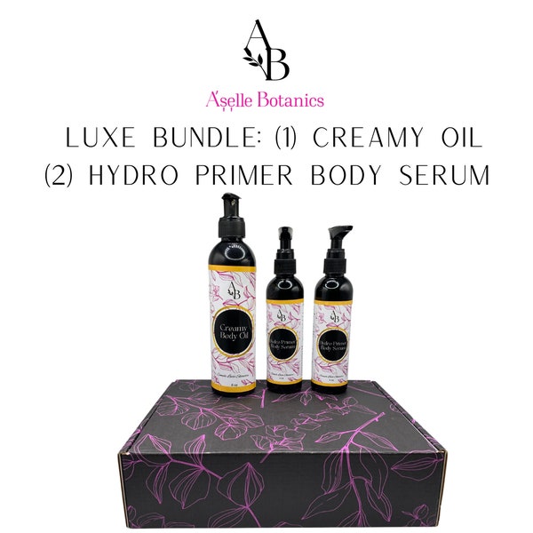 Luxe Creamy Oil with (2) Hydro Primer Body Serums Bundle