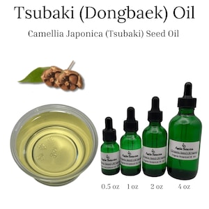 Pure Organic Tsubaki Oil Seed Oil - 100% Botanical Plant Oil
