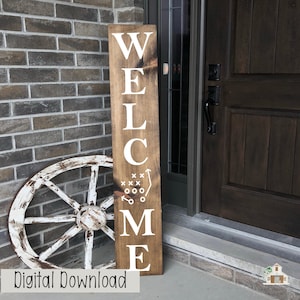Welcome Football Play Sign, Autumn Sign, Thankful, Cute Thanksgiving Porch, Fall Porch, Porch Leaner, Porch Sign SVG, Digital Designs