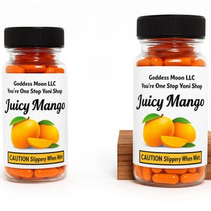 Slippery Elm & Rote Maca Wurzel Kapseln: Natürliche Kräuterergänzung (Juicy Mango)