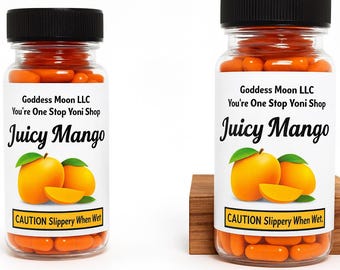 Cápsulas de olmo resbaladizo y raíz de maca roja: suplemento herbario natural (mango jugoso)
