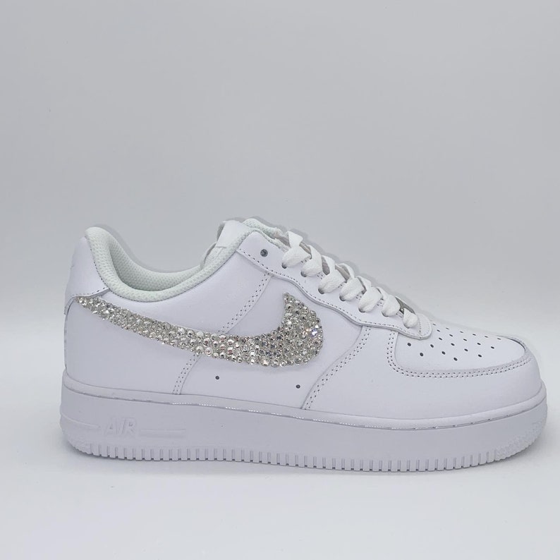 Custom Air Force 1 'DIAMONDS' - Shine Bright AF1 - Unisex all sizes available - Premium Custom Sneaker [Shoes Diamond Design] 