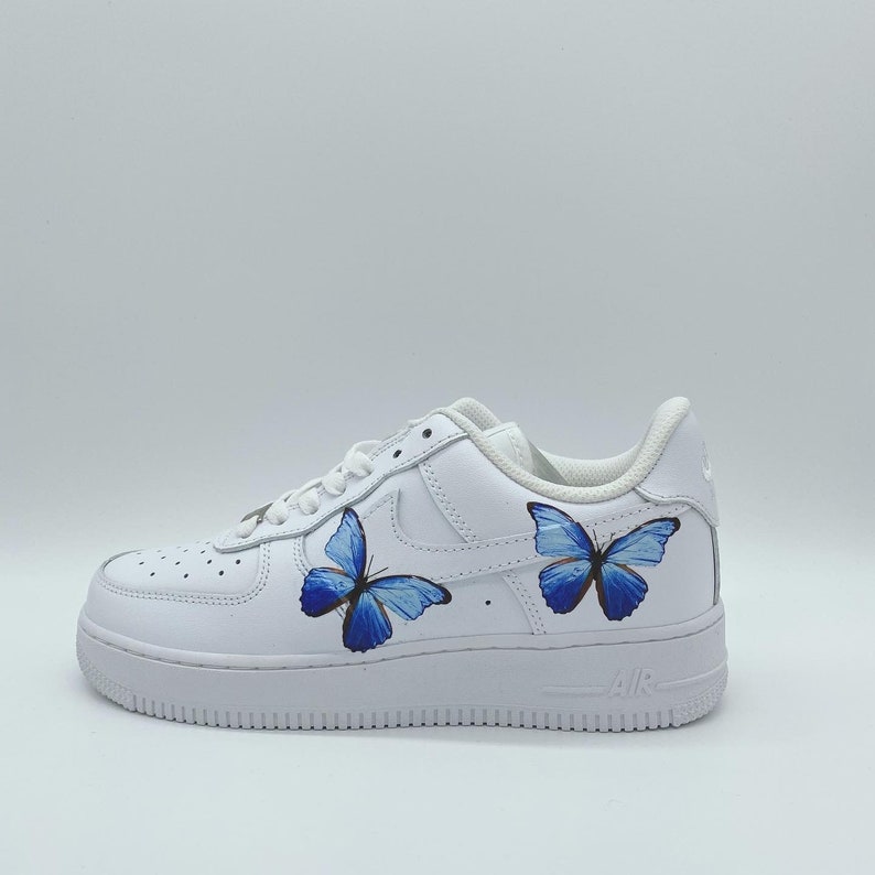 air force 1 with butterflies