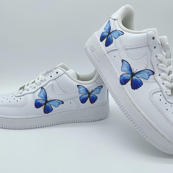 lil skies air force ones butterfly