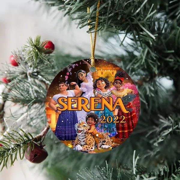 Discover Personalized Disney Madrigal Family Ceramic Ornament, Disney Christmas