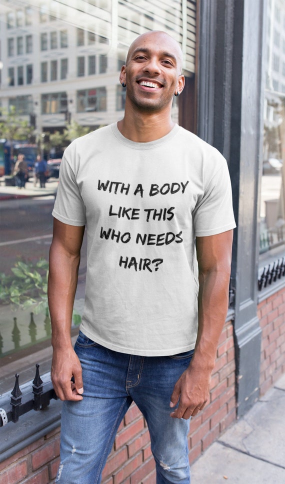 bald head t shirt