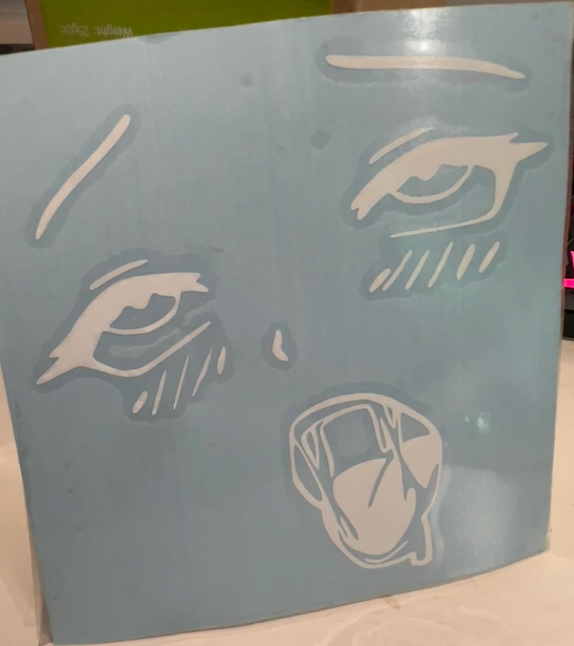 Anime Ahegao Car Vinyl/sticker - Etsy