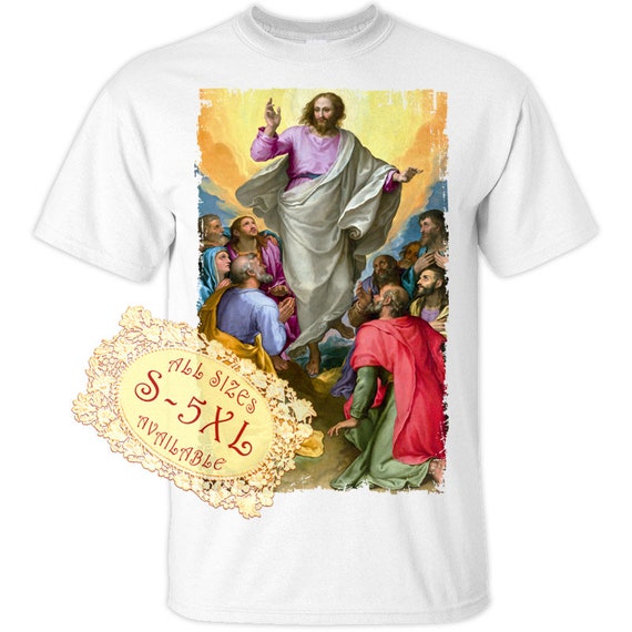 Jesus Christ V123 DTG PRINT Men Tshirt S M L XL 2XL 3XL 4XL