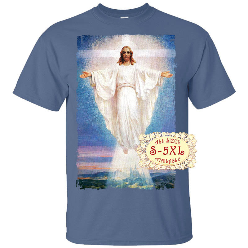 【ビックデザイン】JESUS CHRIST PRINT S/S Tee Print S/S Tee (JESUS)【2 Colors Available】｜COOTIE