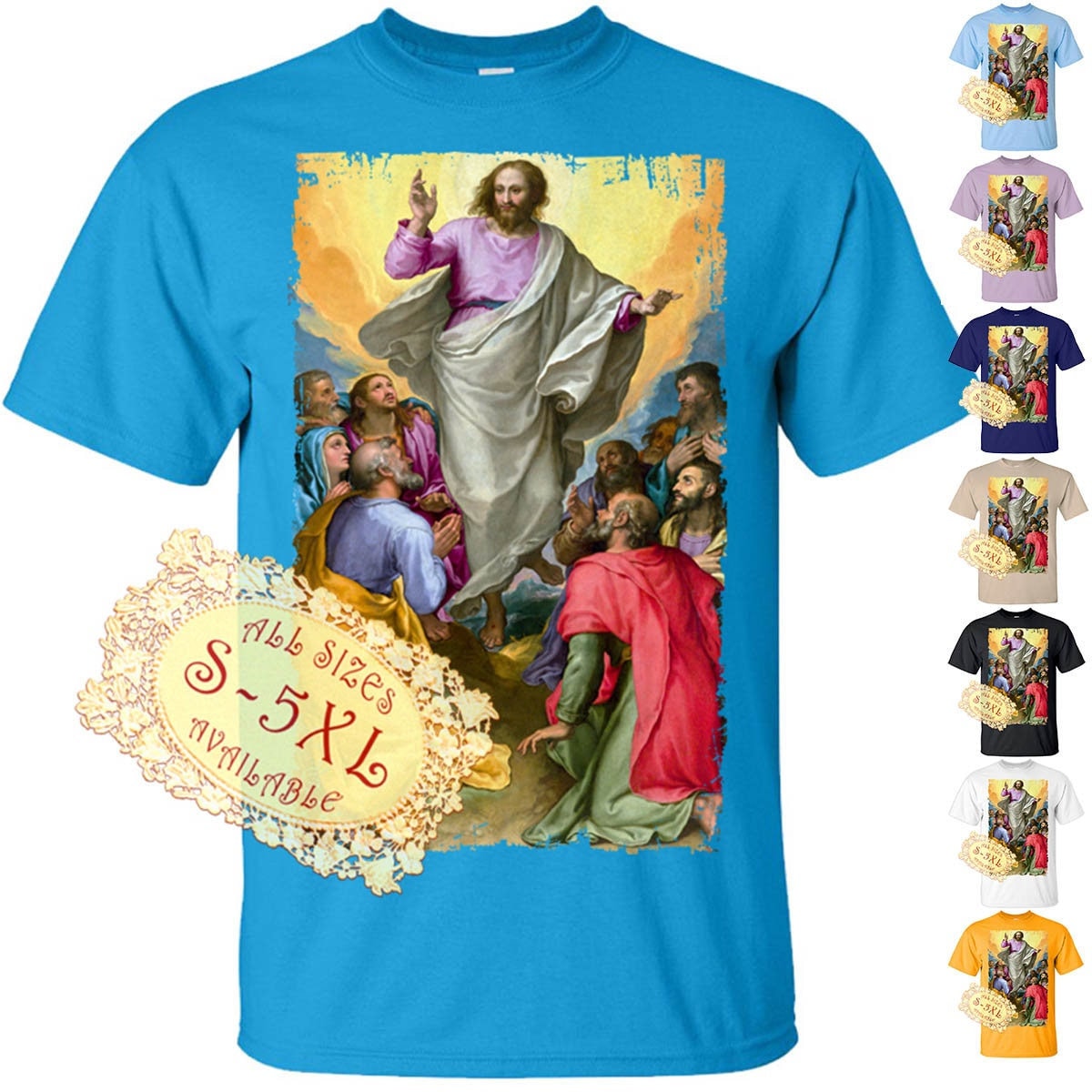 【ビックデザイン】JESUS CHRIST PRINT S/S Tee Print S/S Tee (JESUS)【2 Colors Available】｜COOTIE