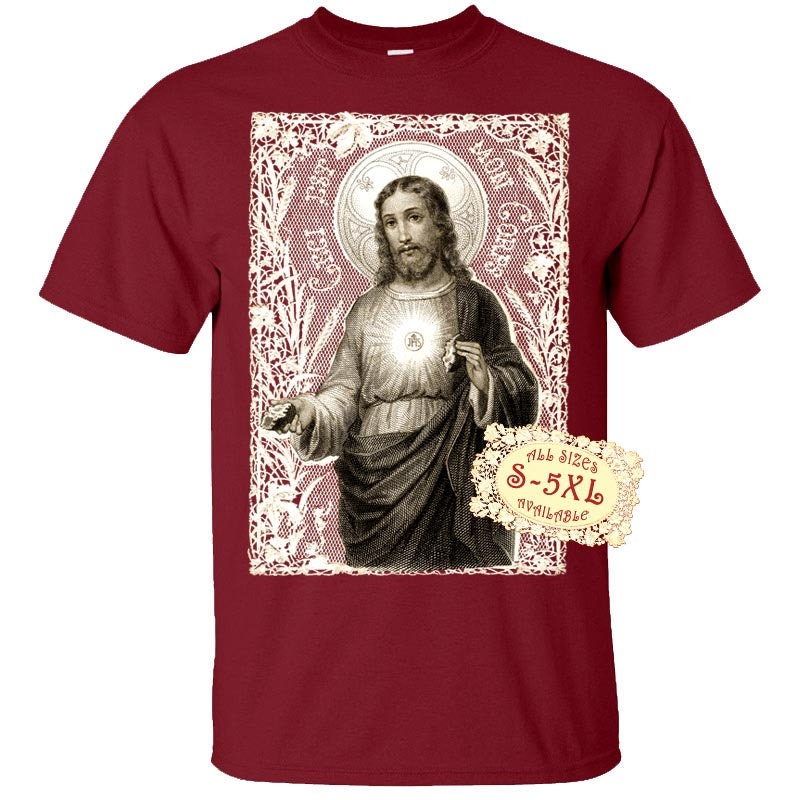 【ビックデザイン】JESUS CHRIST PRINT S/S Tee T-Shirt SS Jesus – 1989 STUDIO