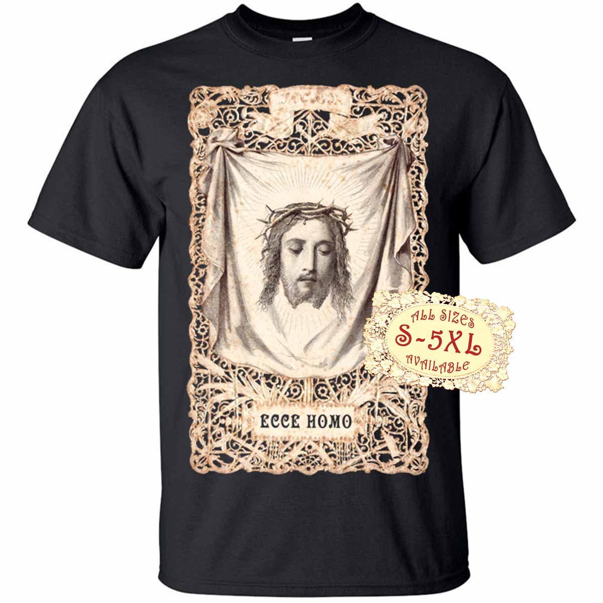 【ビックデザイン】JESUS CHRIST PRINT S/S Tee Print S/S Tee (JESUS)【2 Colors Available】｜COOTIE