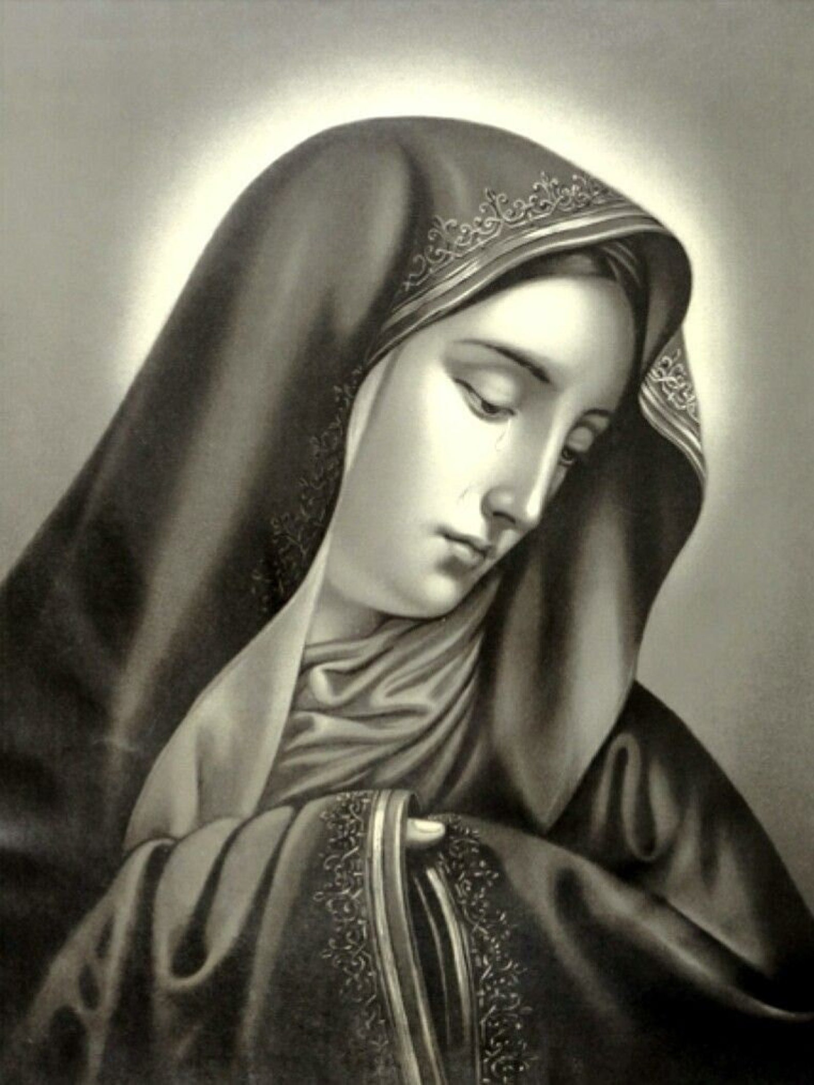 Our Lady of Sorrow V50 Poster Print Art Home Wall Decor Catholic ...