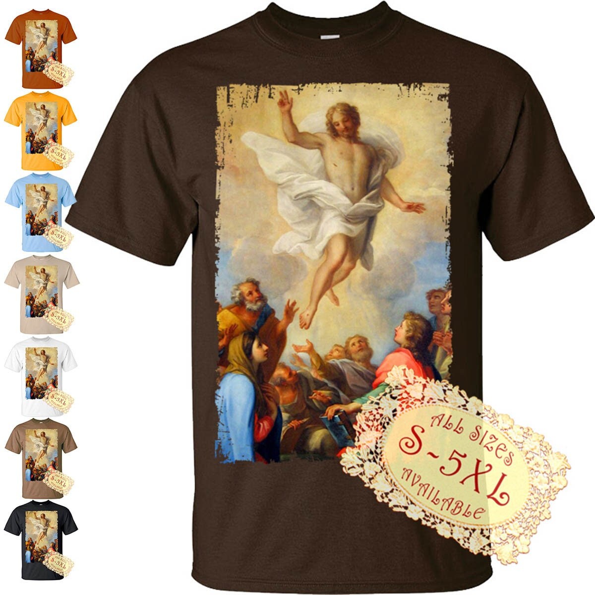 【ビックデザイン】JESUS CHRIST PRINT S/S Tee Print S/S Tee (JESUS)【2 Colors Available】｜COOTIE