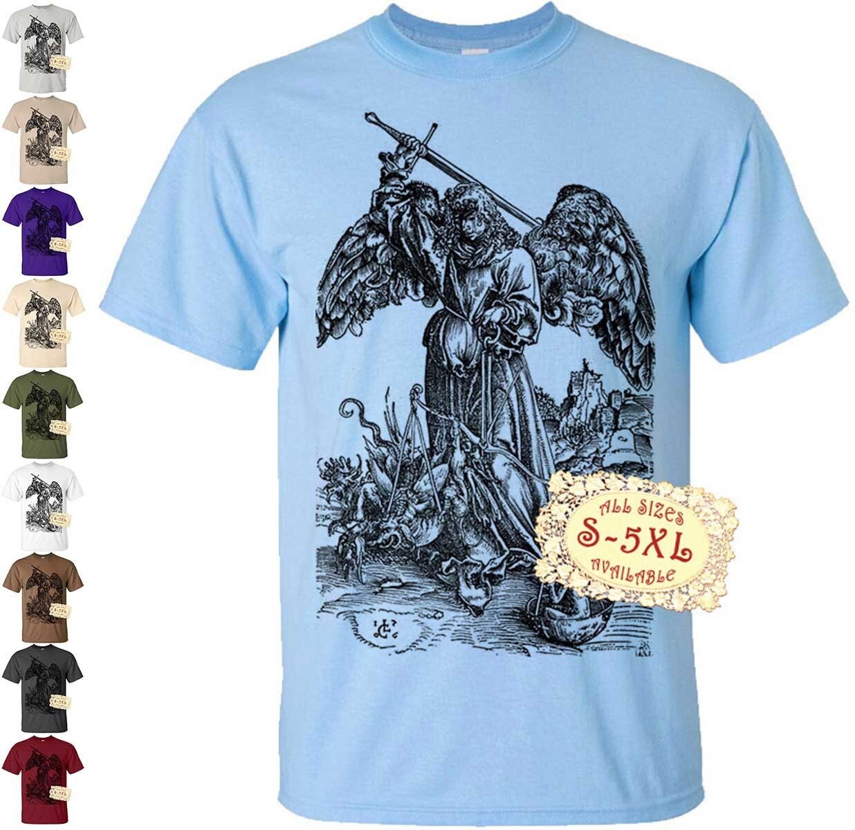 Saint Michael Archangel Archangelus Weighing a Soul V1 DTG - Etsy