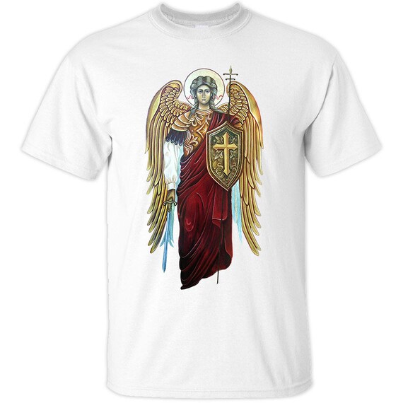 トップス 22ss SAINT MICHAEL SWT SH/ANTMY OF ANGEL Amazon.com: Saint Michael the Archangel T-Shirt : Clothing