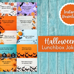 Lunchbox Jokes for Kids | Halloween Jokes | 2 Weeks of Joke Cards