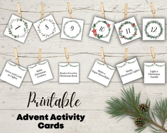 Advent Cards 🕯️Countdown To Christmas