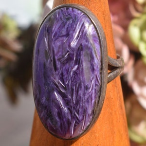 Russian Charoite Ring