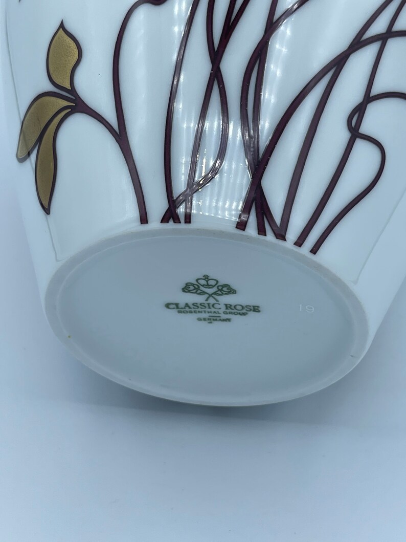 Vintage Rosenthal Group Classic Rose Vase Etsy