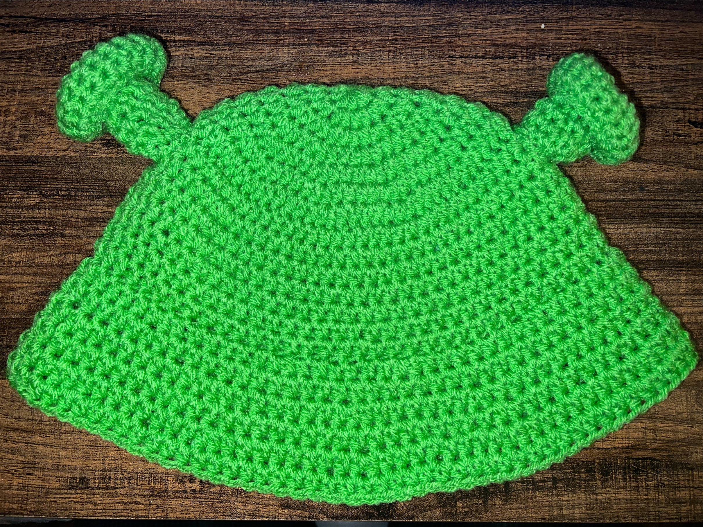 Shrek Bucket Hat Crochet Hat Etsy
