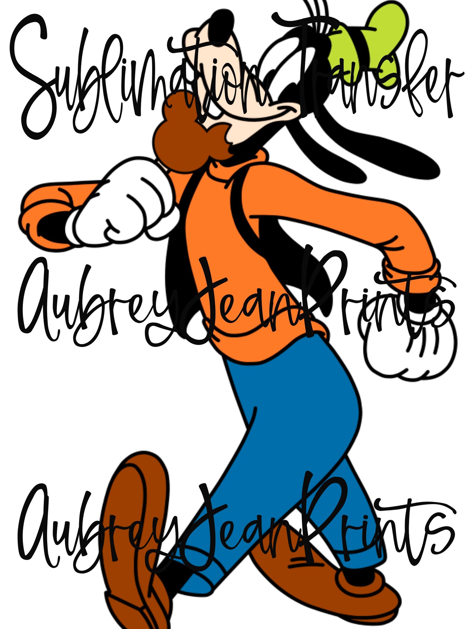 Goofy Mickey Ice Cream Bar Sublimation Transfer Ready to Press Etsy