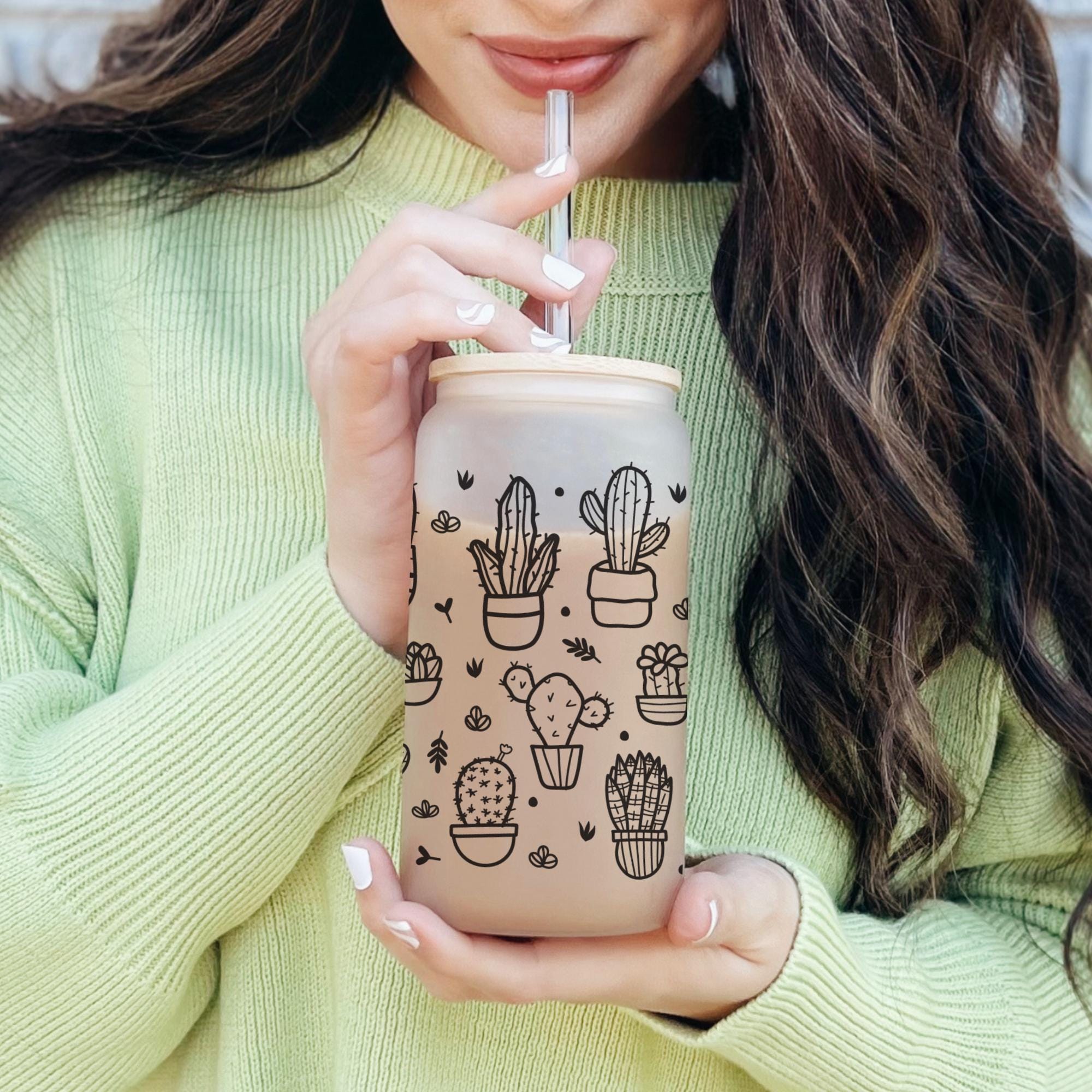 Coolife Cup, Cactus Gifts Fo Women - 16 Oz Tumble Coffee