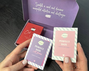 Scratch Off cards set box "Perfect date"