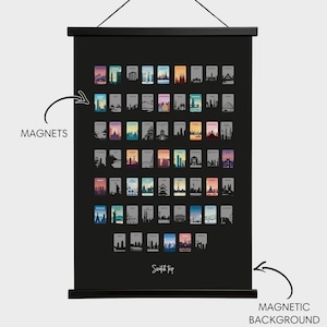 NIEUW! Magneetposter "ScratchTrip"