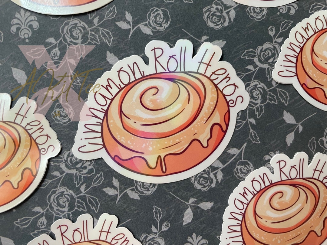 Cinnamon Roll Hero Sticker Bookish Merch Character Etsy