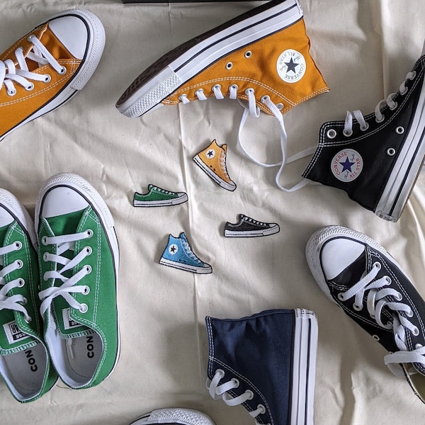 CONVERSE Chuck Taylor sneaker opstrijkbare borduurpatch | Borduurpatches | Sneakers