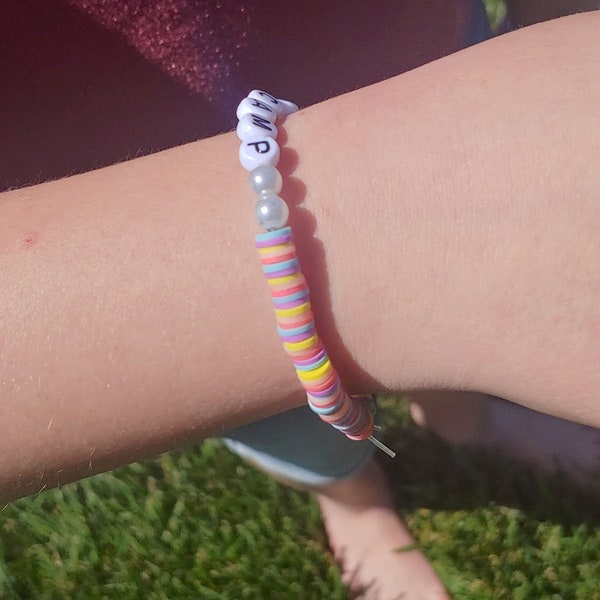 Froot Loop Bracelet - Add your own word!!