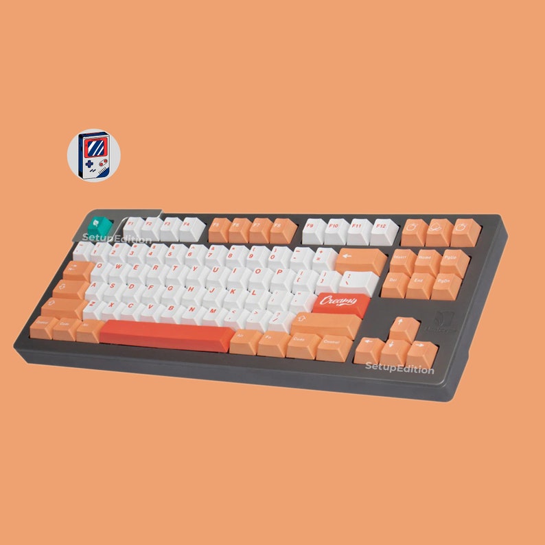 Peaches N Cream Keycap Set 137 Piece PBT Keycap Set Cherry Etsy
