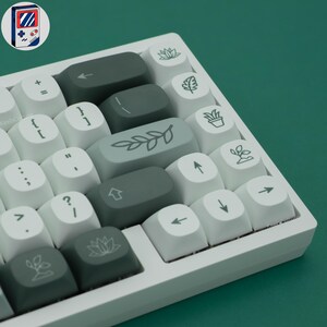 Botanical Keycap Set 140 Piece - PBT Keycap Set, MA Profile Keycaps ...