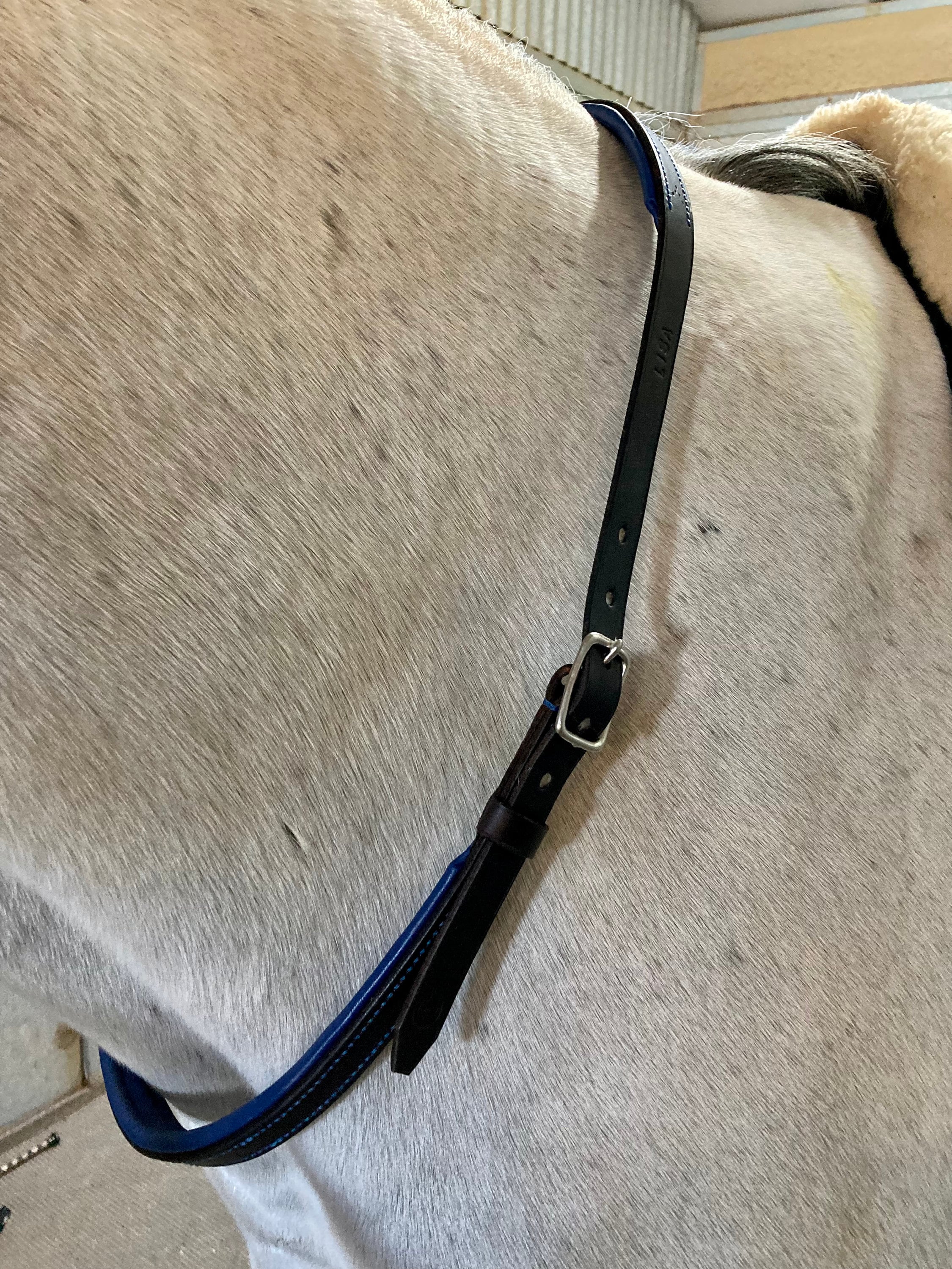 Personalized Horse Neck Strap 3/4 Wide Full Grain Etsy