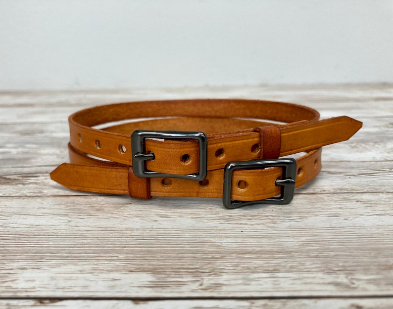 Colored Spur Straps English Spur Strap Set pair Hand Dyed Etsy