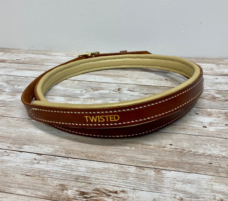 Personalized Horse Neck Strap 3/4 Wide Full Grain Etsy