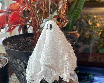 Ghost Decor, Halloween Home Decor, Small Cheesecloth Ghost, Floating Ghost Decor, Ghost Decorations, Indoor Halloween Decor, Halloween Decor