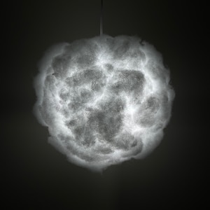 13” Led Hanging Cloud Lamp, Large Multicolor LED Cloud Lamp, Dreamy Cloud Lamp, Fluffy Cloud Decor, Nursery Room Night Light, Christmas Gift